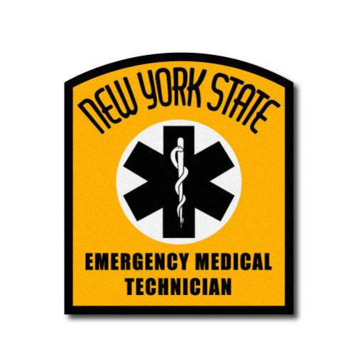 Firefighter helmet decals - single - fire - ems sticker- new york ny emt 4&#034; for sale