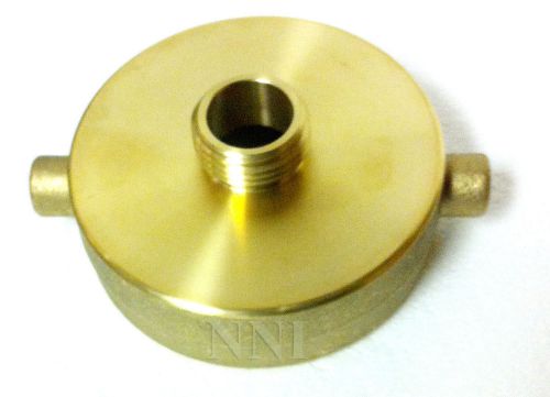 2-1/2&#034; female nst x 5/8&#034; male  garden hose/hydrant brass adapter for sale