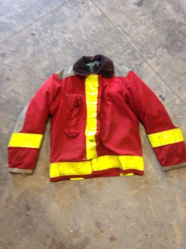 Red Turnout Gear Coat