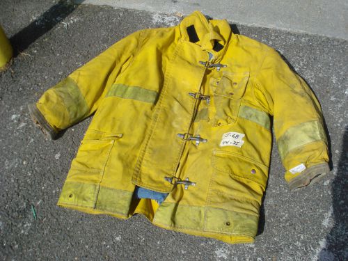 44x35 jacket coat firefighter turnout bunker gear lion body guard........j68 for sale