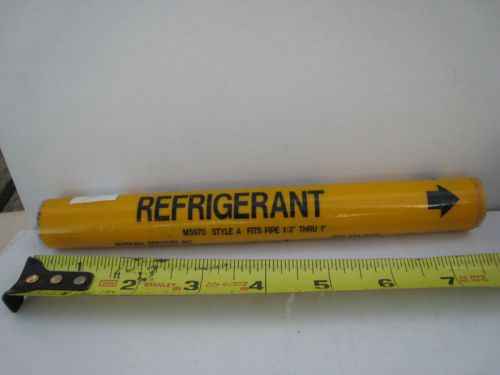 4 Marking Service  REFRIGERANT Style A   Fit  3/4 - 1&#034;