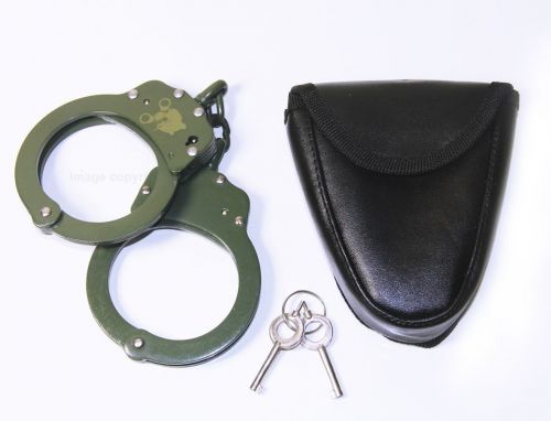 Police cop heavy duty military level handcuffs usa seller fast shipping for sale