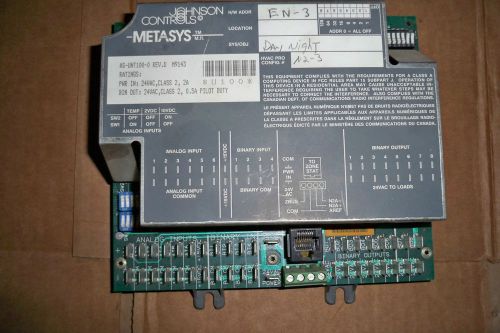 Johnson Controls Unitary Controller AS-UNT 100-0 Rev. D used