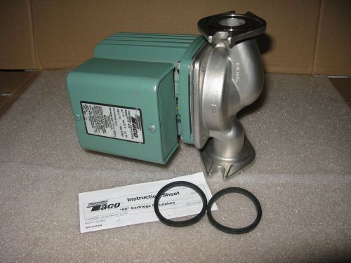 New taco 0013-sf3 stainless steel  cartridge circulator pump for sale