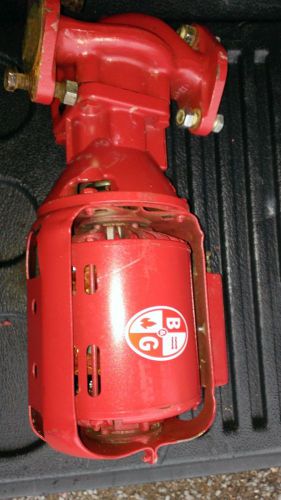 Bell and Gossett series 100 pump 1 1/12 hp motor