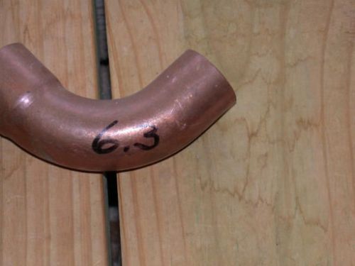 Copper hvac 45 elbow 1 3/4&#034; to 1 3/4&#034; diameter refrigeration mro 5.4 ozs. acr for sale