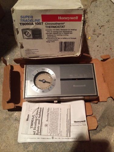 HONEYWELL T8090A1007 Low Voltage Automatic Thermostat Beige NEW