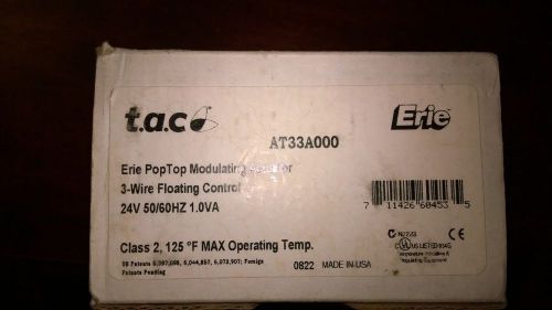 Erie at33a000 24v 3-wire floating modulating poptop non-spring return actuator for sale