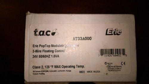 Erie at33a000 24v 3-wire floating modulating poptop non-spring return actuator for sale