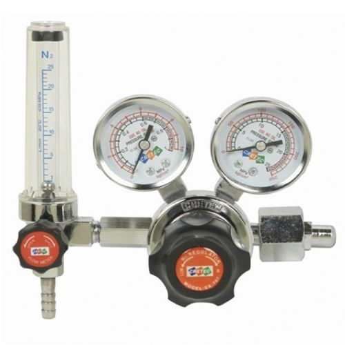 Nitrogen gas regulator pressure flow meter gauges cretec ex-707 for sale