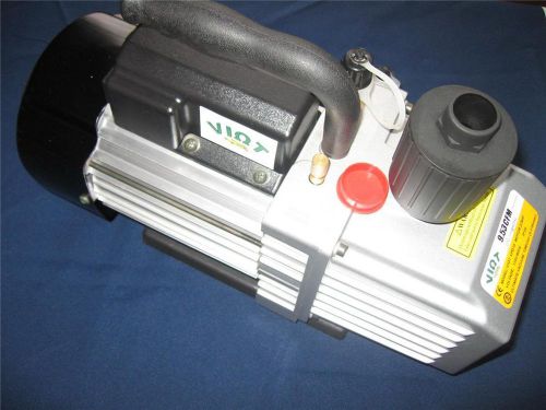 2stage rotary vane deep vacuum pump 9.5cfm hvac epoxy resin baggusion newing inf for sale