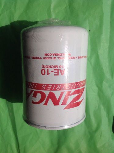 Hydraulic oil filter element zinga ae-10 micron spin-on for sale