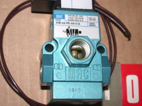 NIB Mac 55B-22-PE-881CA valve fluid power PED-881CAAA  free ship
