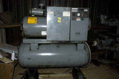 30 HP Rotary Screw Compressor Atlas Copco 100 CFM