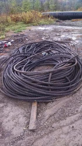 approx 1000 feet of 1.5 inch 6x36 steel cable