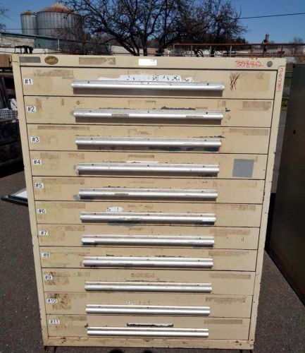 Nu era 11 drawer double wide tooling cabinet (inv.26285) for sale