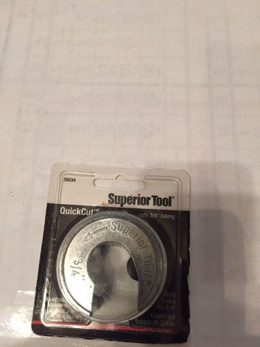 SUPERIOR TOOL 35034 Pipe Cutter,3/4 In,Zinc NEW