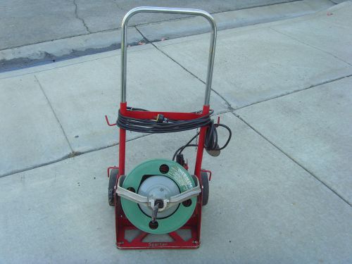 Spartan 100 sewer snake drain cable drum cleaner for sale
