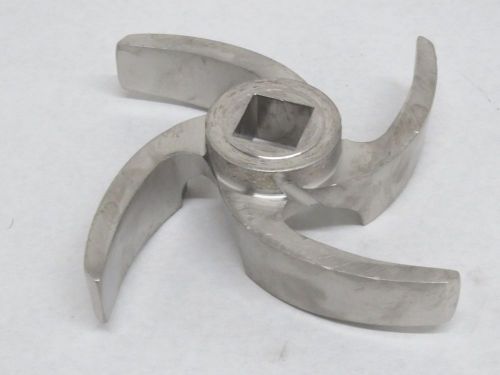 FRISTAM 1X1IN BORE 8IN OD 4VANE PUMP IMPELLER STAINLESS REPLACEMENT B324822