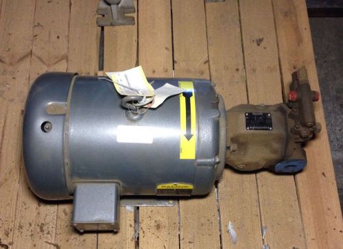 NEW BALDOR 7.5 HP MOTOR 1725 RPM WITH REXROTH PUMP R910946934 PUMP MOTOR