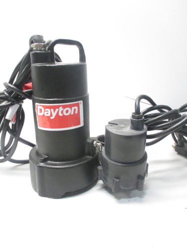 NEW DAYTON 3BB78 1-1/2 IN 120V-AC 1/3HP SUBMERSIBLE PUMP D459854