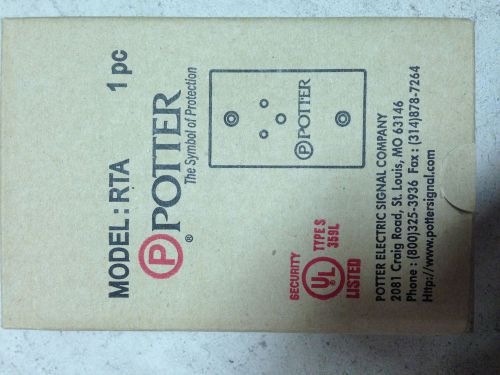 POTTER RTA REMOTE TEST ANNUNCIATOR FOR EVD-1 AND EVD-2    **NEW IN BOX**