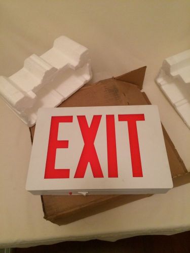 EXIT Sign -  LESW1R 120/277 ELN EL N - Big Letter - New Open Box