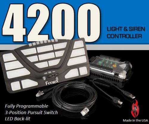 Feniex 4200 apple version bluetooth controller console for lightbar siren new for sale