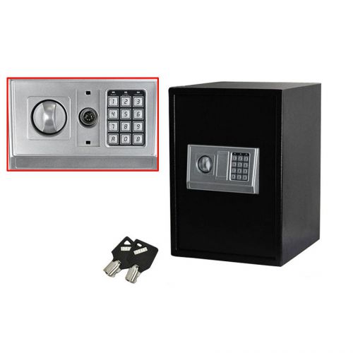 Digital Electronic Dual Locking Money Safe Box Security Home Office Hotel Gun
