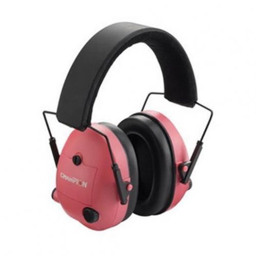 Champion Hearing Protection Electronic Earmuffs Pink 21db NRR 40975