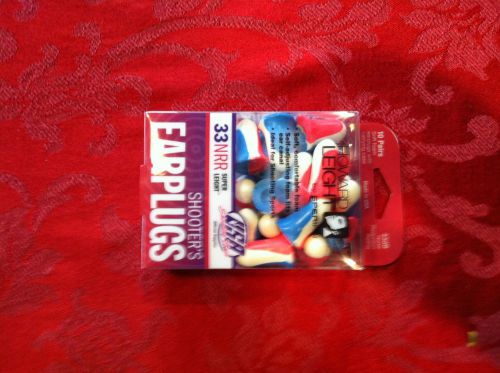 HOWARD LEIGHT SUPER LEIGHT SHOOTER&#039;S EARPLUGS - NEW IN PACKAGE - 10 PAIRS W/CASE