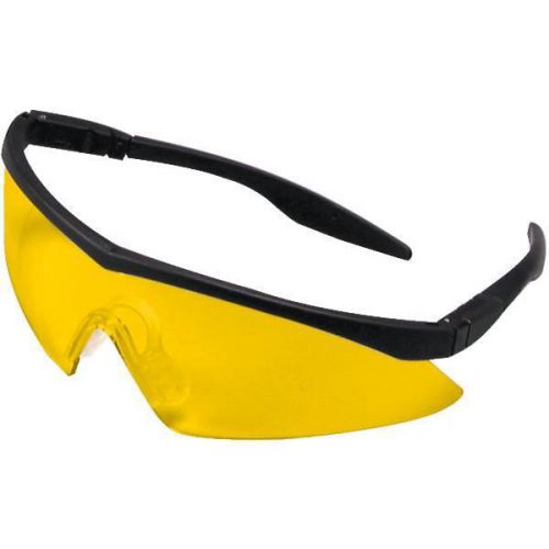 SAFETY WORKS INCOM 10021280 Straight Temple Safety Glasses-AMBER SAFETY GLASSES