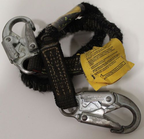 Saftey Polyester Shock Absorbing Lanyard by Bashlin Industries 350 lb Capacity