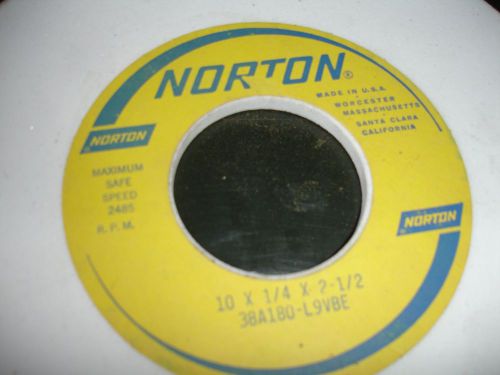 Norton 10 x 1/4 x 2 1/2 Grinding Wheels lot of 15