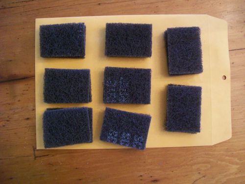 Lot of (16) 2&#034; x 3&#034; x1/4&#034; Abrasive Pads