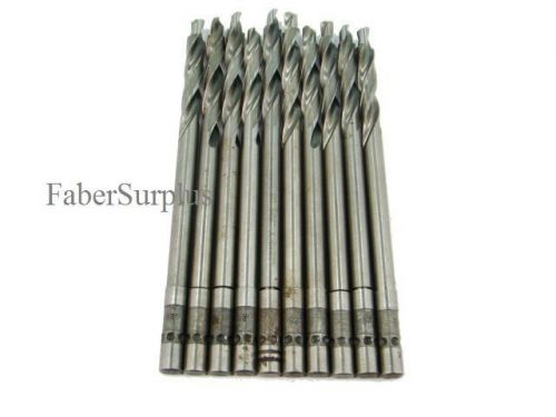 10 aviation drill bits - 9/32&#034;  - sharp 6&#034; .281&#034; for sale
