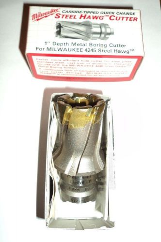 New milwaukee 1 1/4&#034; steel hawg cutter ~ carbide-tipped quick change! for sale
