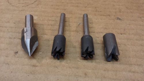 Lot of 1 countersink/ 3 severance deburring machinist gunsmith for milling/lathe for sale