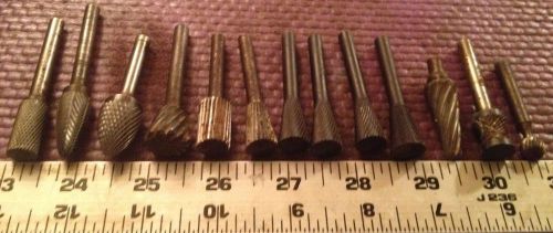 Machinist lathe tools nice lot of 13 burr(s) for sale