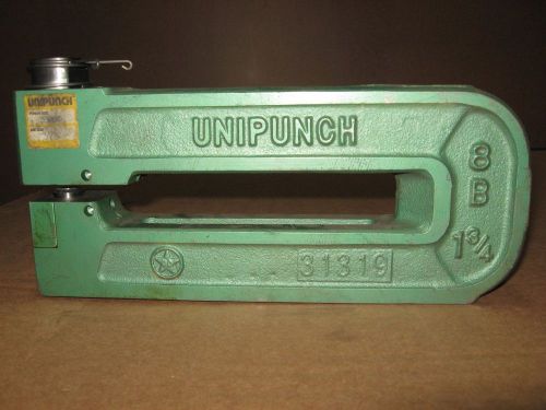Unipunch 8b - 1 3/4&#034; frame, punch and die for sale