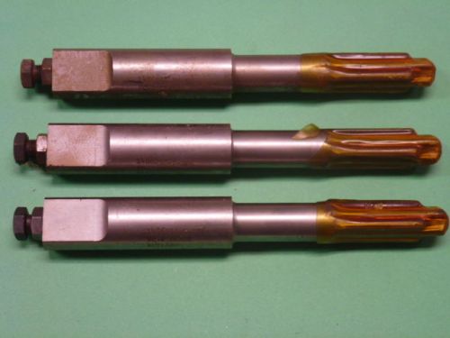 LOT of (3) RUTLAND COUNTERBORE CUTTERS, 1486250-T-256, CARBIDE TIPPED