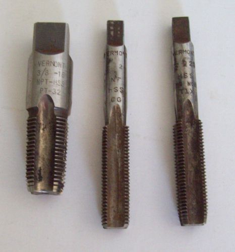 LOT OF 3  VERMONT TAPS  (VARIOUS SIZES)