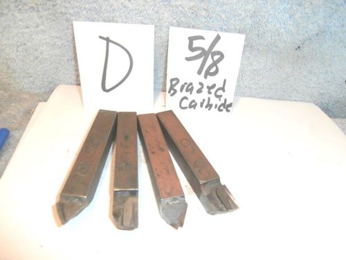 Machinists FP Buy Now USA Tool Bits  D 5/8 Bz Carbide Pre Grounds