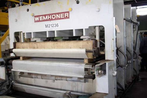 Wemhoner ktv-1e heated throughfeed press for sale