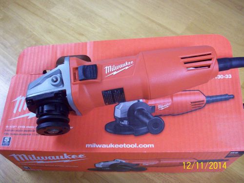 Milwaukee 4.5&#034; 7 Amp Small Angle Grinder with Slide Switch 6130-33 NEW