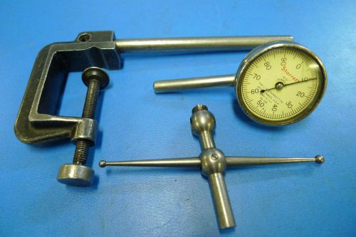 STARRETT No. 196 DIAL TEST INDICATOR CLAMP &amp; HOLE ATTACHMENT machinist tools *F