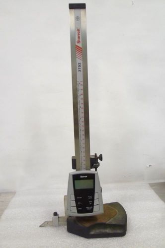 STARRETT 3752-12/300 Digital Electronic Height Gage,0-12&#034;Range,With Output
