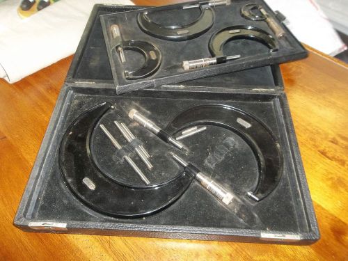 starrett micrometer set #436 with case -  Vintage