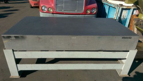 ACE Granite Surface Plate Co. 96&#034;L x 48&#034;W x 12&#034;H Granite Slab / Table w/ Stand
