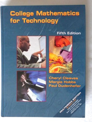 College Mathematics for Technology 5th Editiion with CD